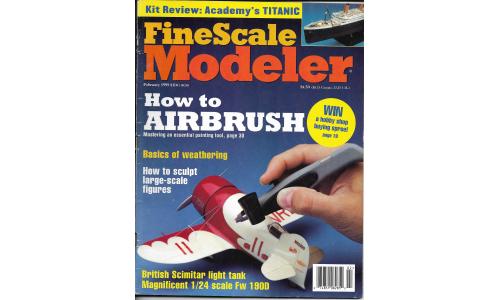 Revista Fine Scale Modeler 1999-02 Titanic